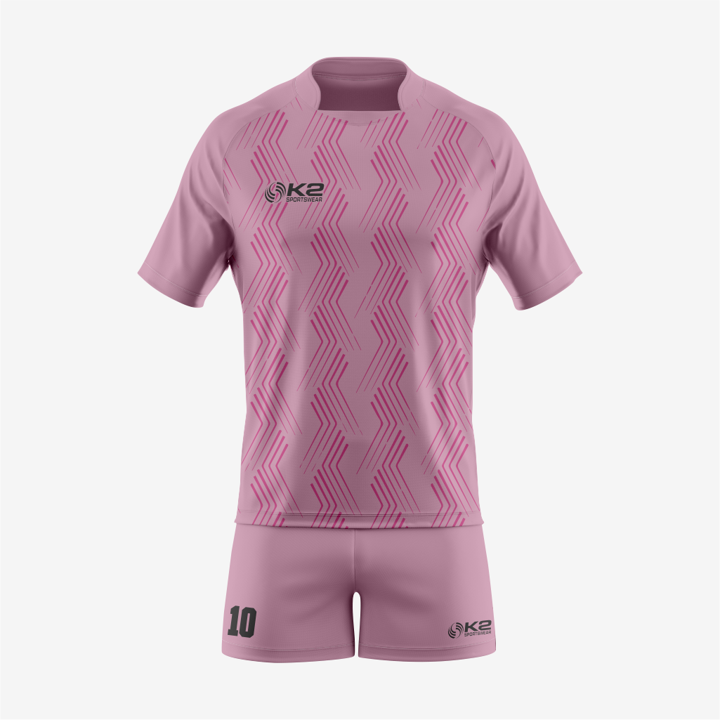 Custom Fit Pink Rugby Uniform for Teams
