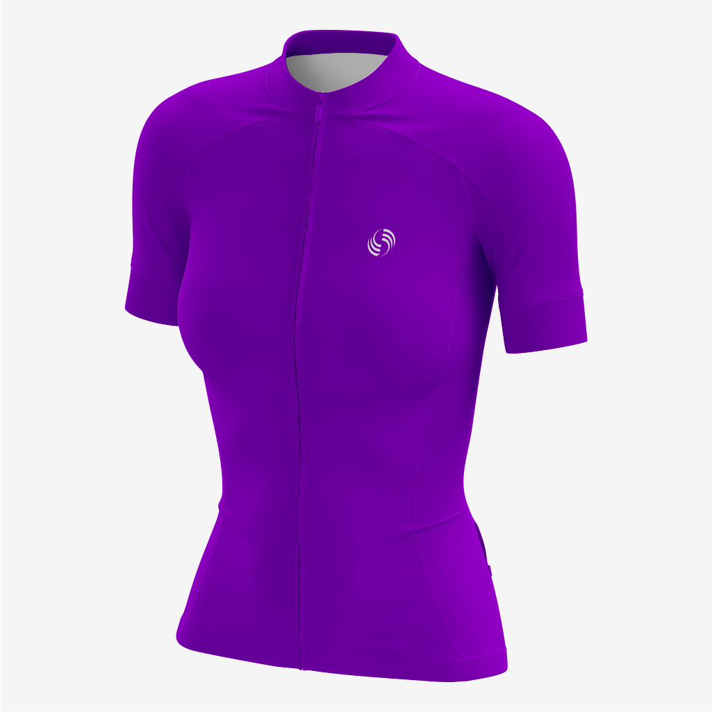 Women's Pro Cycling Jersey – Custom Short Sleeve Design