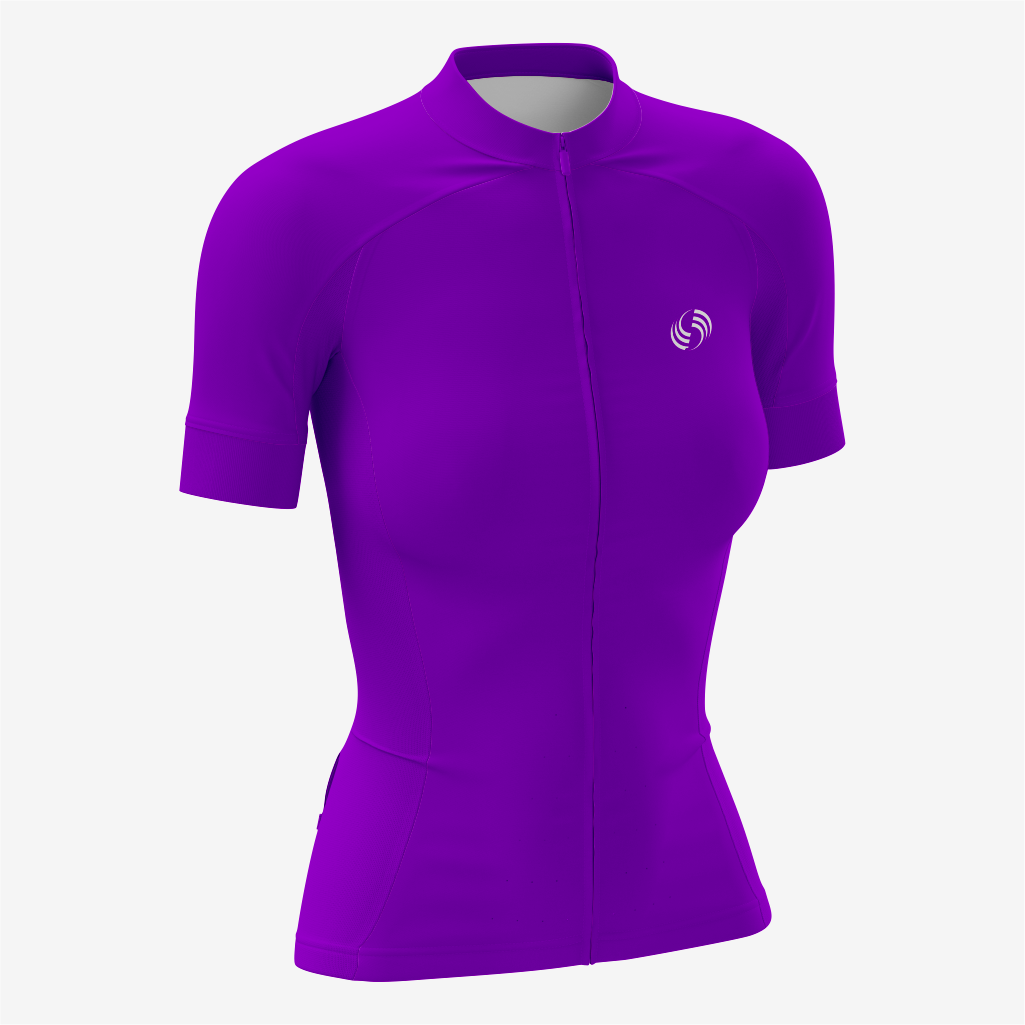 Women's Pro Cycling Jersey – Custom Short Sleeve Design