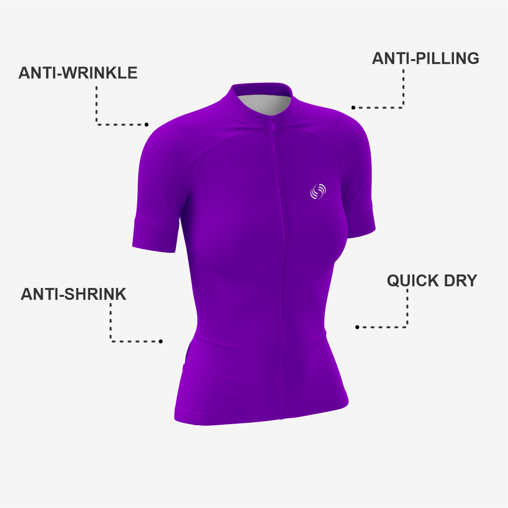 Women's Pro Cycling Jersey – Custom Short Sleeve Design