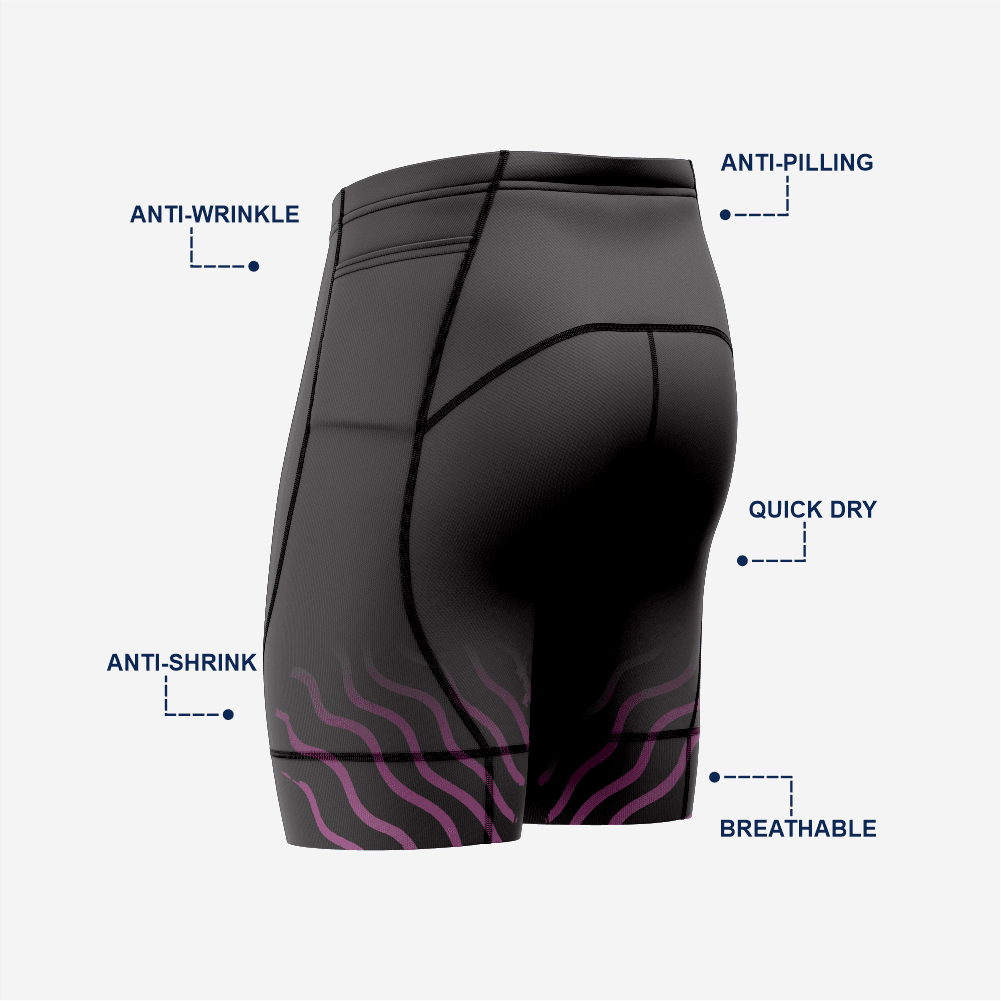 Men’s Padded Bike Shorts Black Cycling Clothes for Long Rides - K2 Sportswear | Custom Sports Uniforms & Apparels - K2 Sportswear
