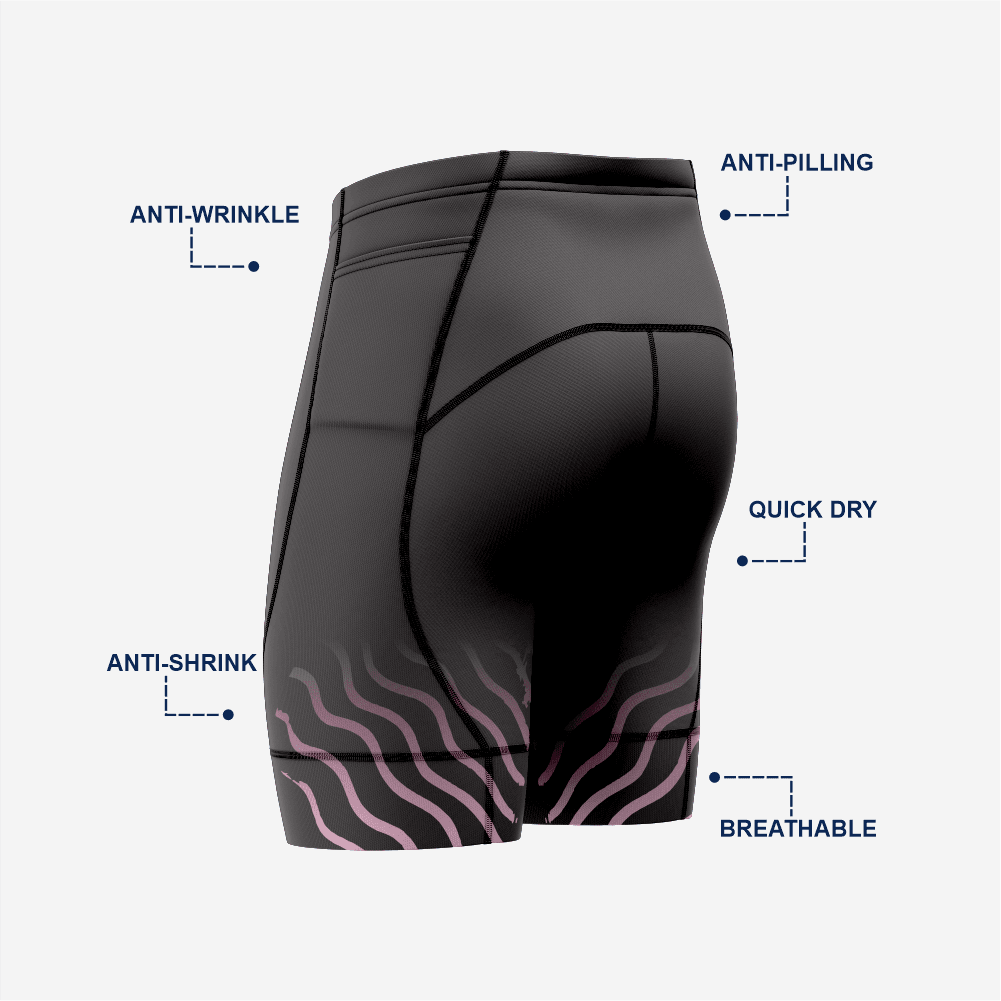 Men’s Biker Black Shorts Premium Padded Bicycle Shorts for Riders - K2 Sportswear | Custom Sports Uniforms & Apparels - K2 Sportswear