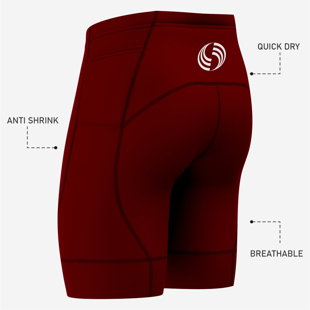 Men's Custom Performance Bulgarian Rose Cycling Shorts