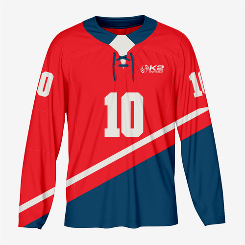 Red/Black Custom Ice Hockey Jersey – Team Wear