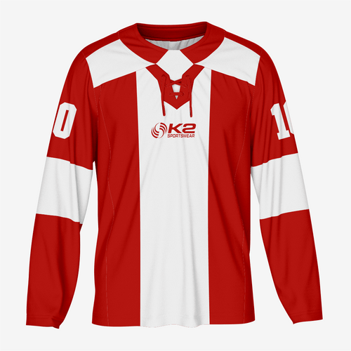 Red Custom Ice Hockey Jersey – Team Wear