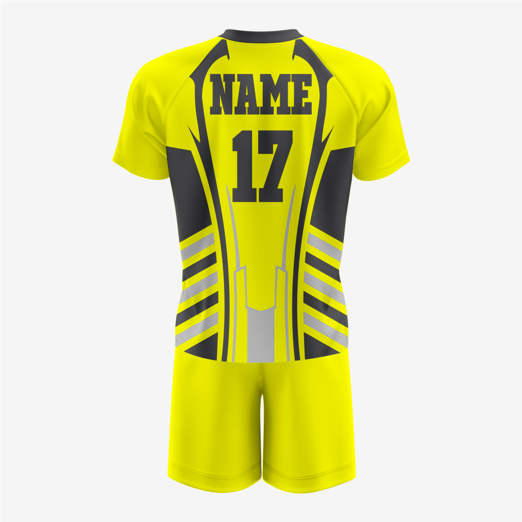 Custom Lacrosse Uniform in Yellow