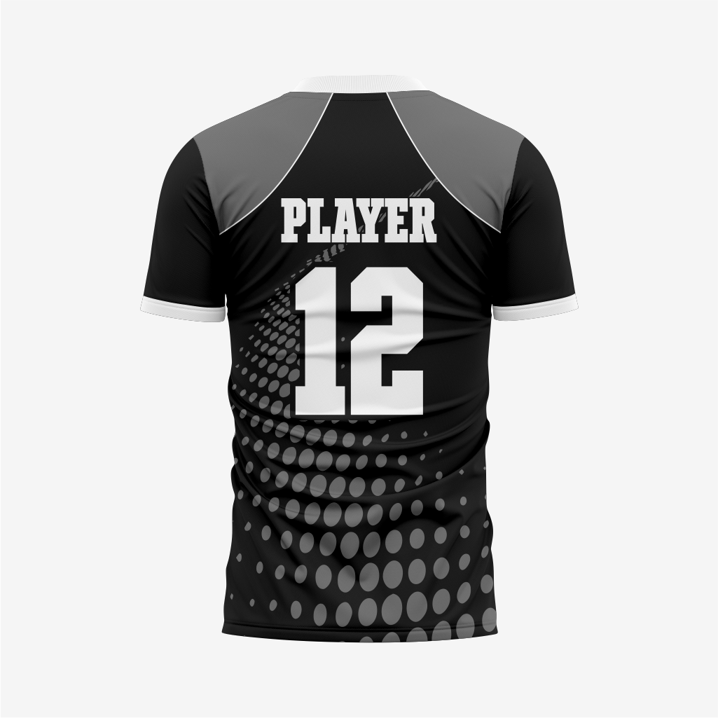 Custom Black Football Fan Jersey for Men & Women