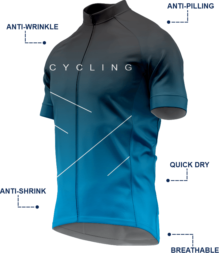 Men’s Cycling Short Sleeve Jersey Performance Road Bike Apparel - K2 Sportswear | Custom Sports Uniforms & Apparels - K2 Sportswear