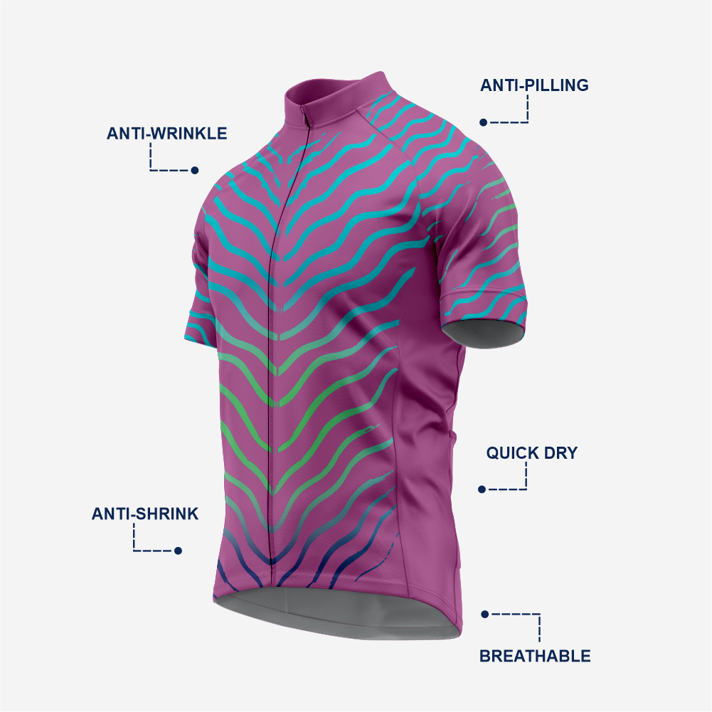 Men’s Cycling Jersey & Bib Shorts – Quick‑Dry, Breathable Short‑Sleeve Kit