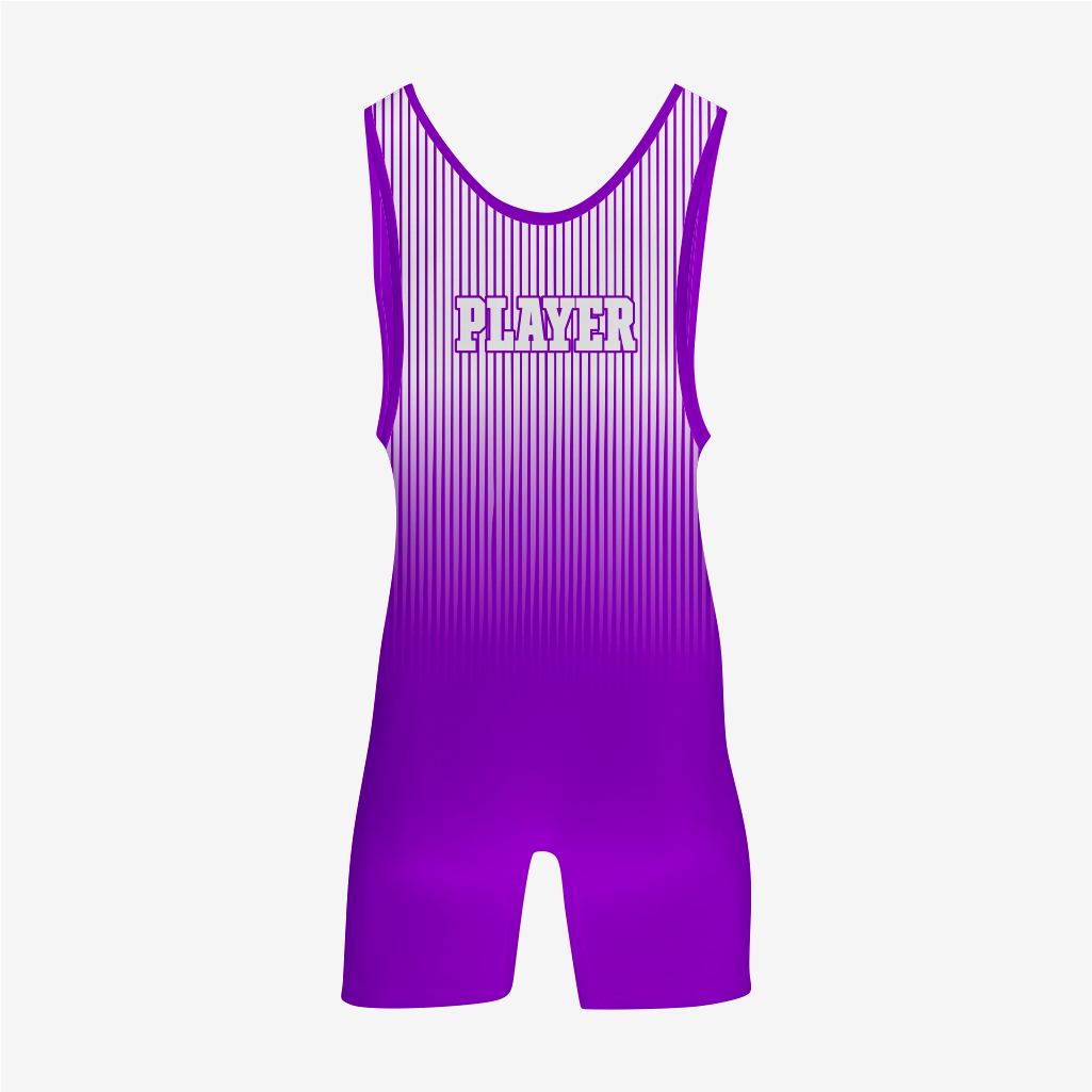 Personalized Purple Wrestling Singlet – Premium Quality