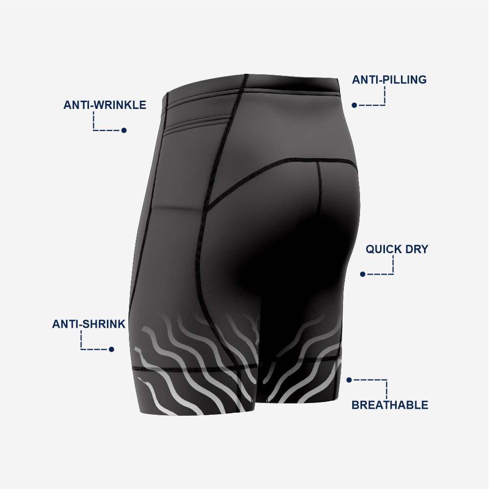 Padded Cycling Shorts Mens Pro Fit Road Bike Clothing