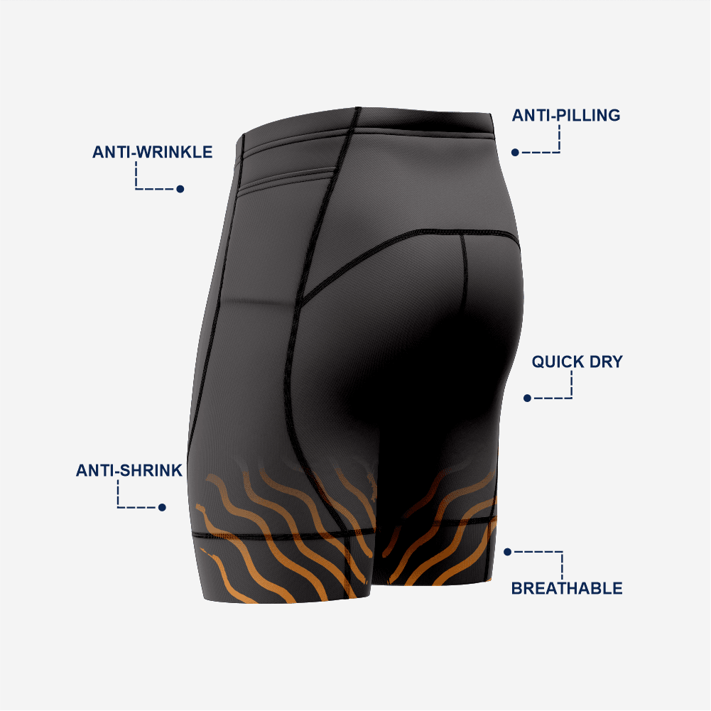 Moisture Wicking Bicycle Shorts for Men Road Cycling Gear - K2 Sportswear | Custom Sports Uniforms & Apparels - K2 Sportswear