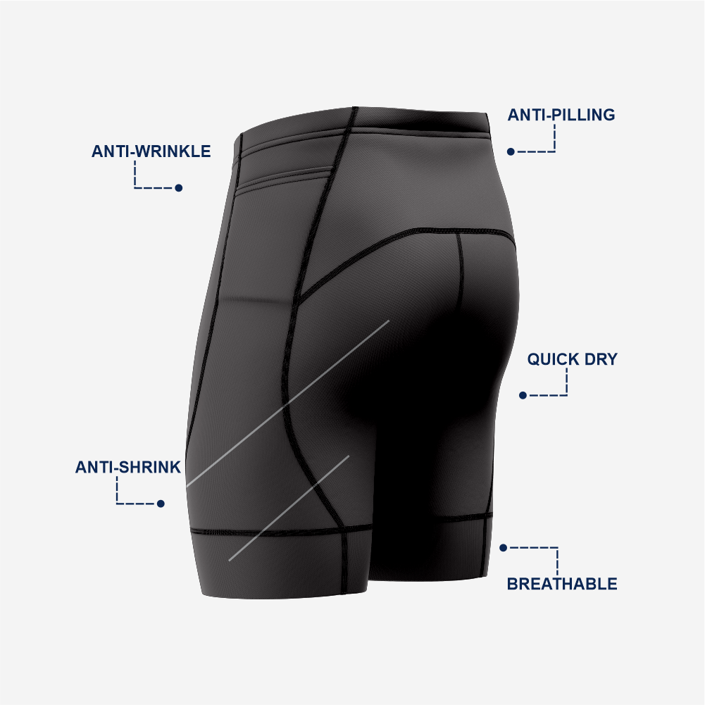 Men’s Cycling Shorts Lightweight Padded Bicycle Riding Gear