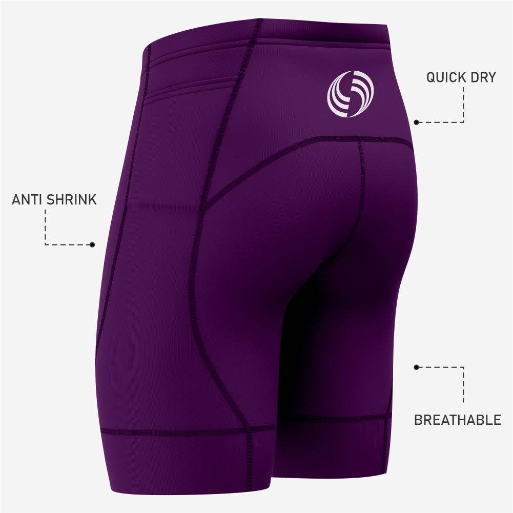 Men's Custom Performance Palatinate Purple Cycling Shorts - K2 Sportswear | Custom Sports Uniforms & Apparels - K2 Sportswear