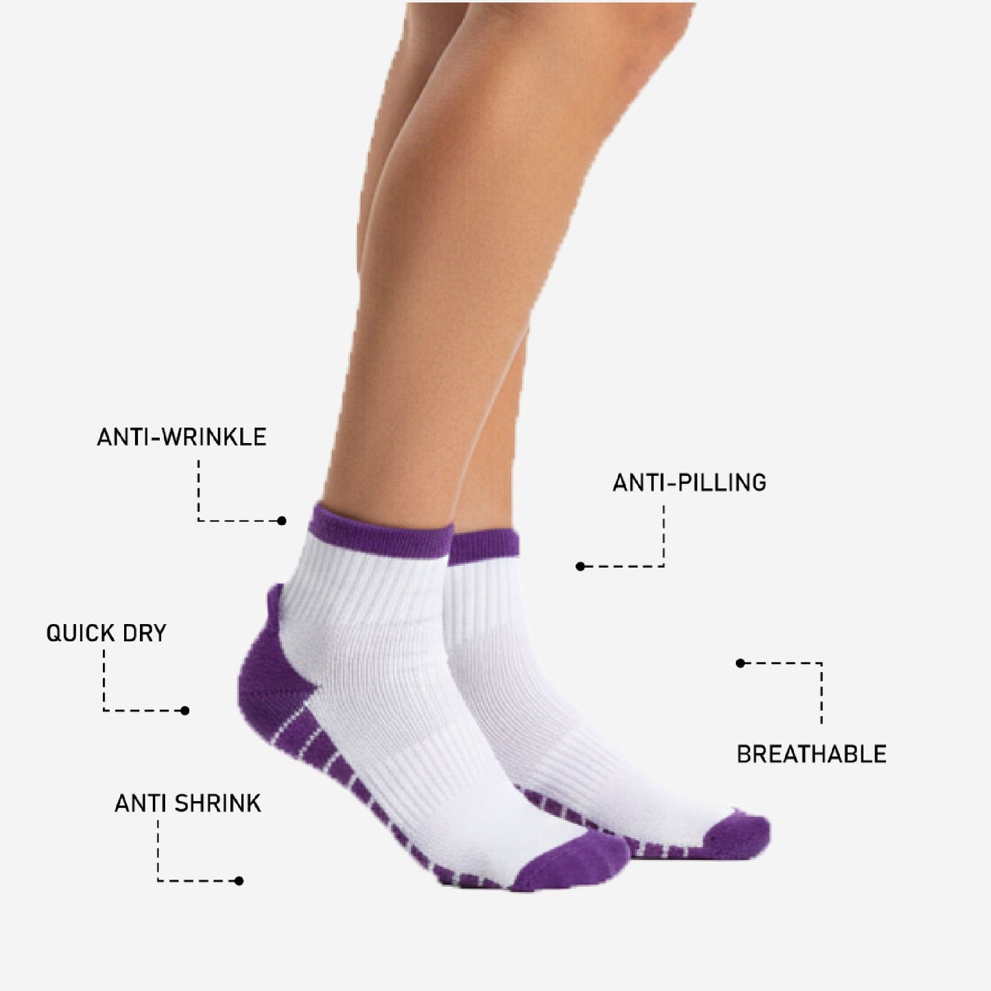 Custom Cheerleading Socks - Crew Socks