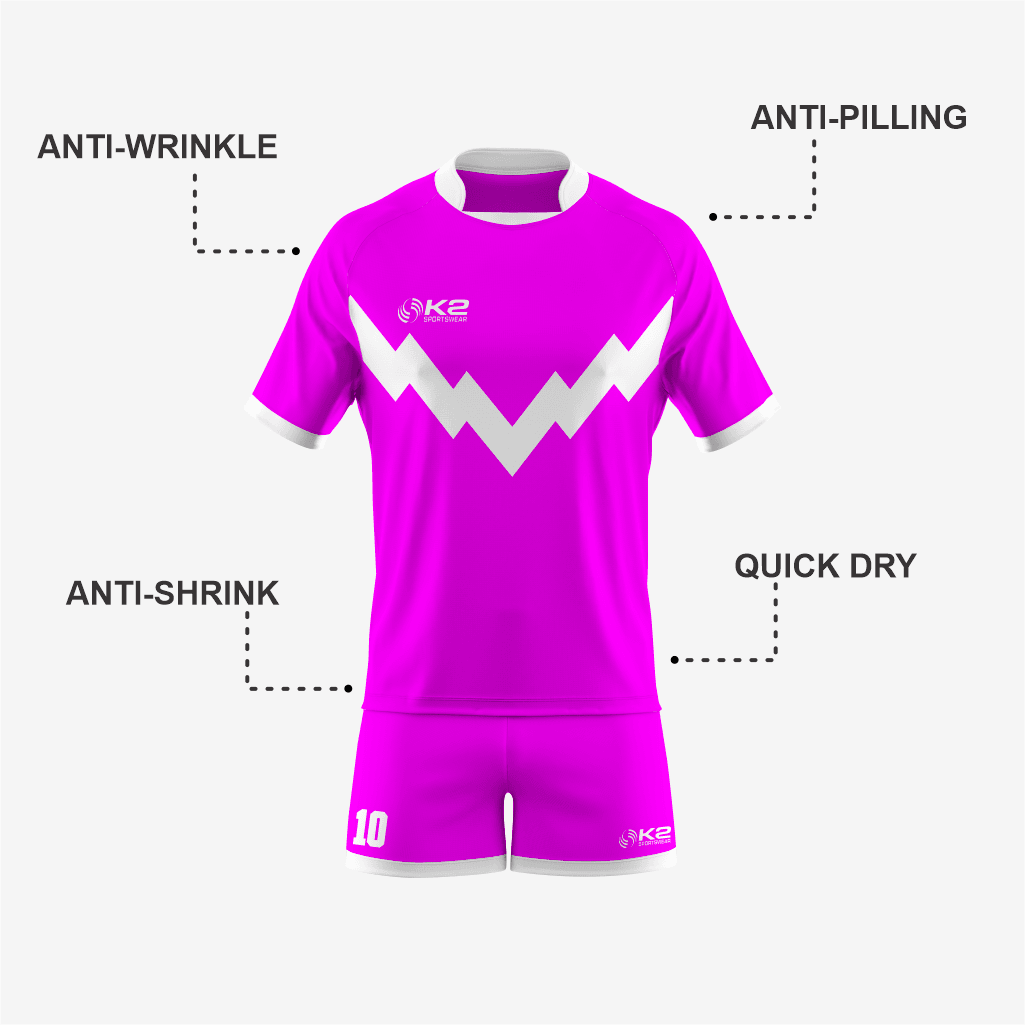 Custom Deep Magenta Rugby Gear for Your Team - K2 Sportswear | Custom Sports Uniforms & Apparels - K2 Sportswear