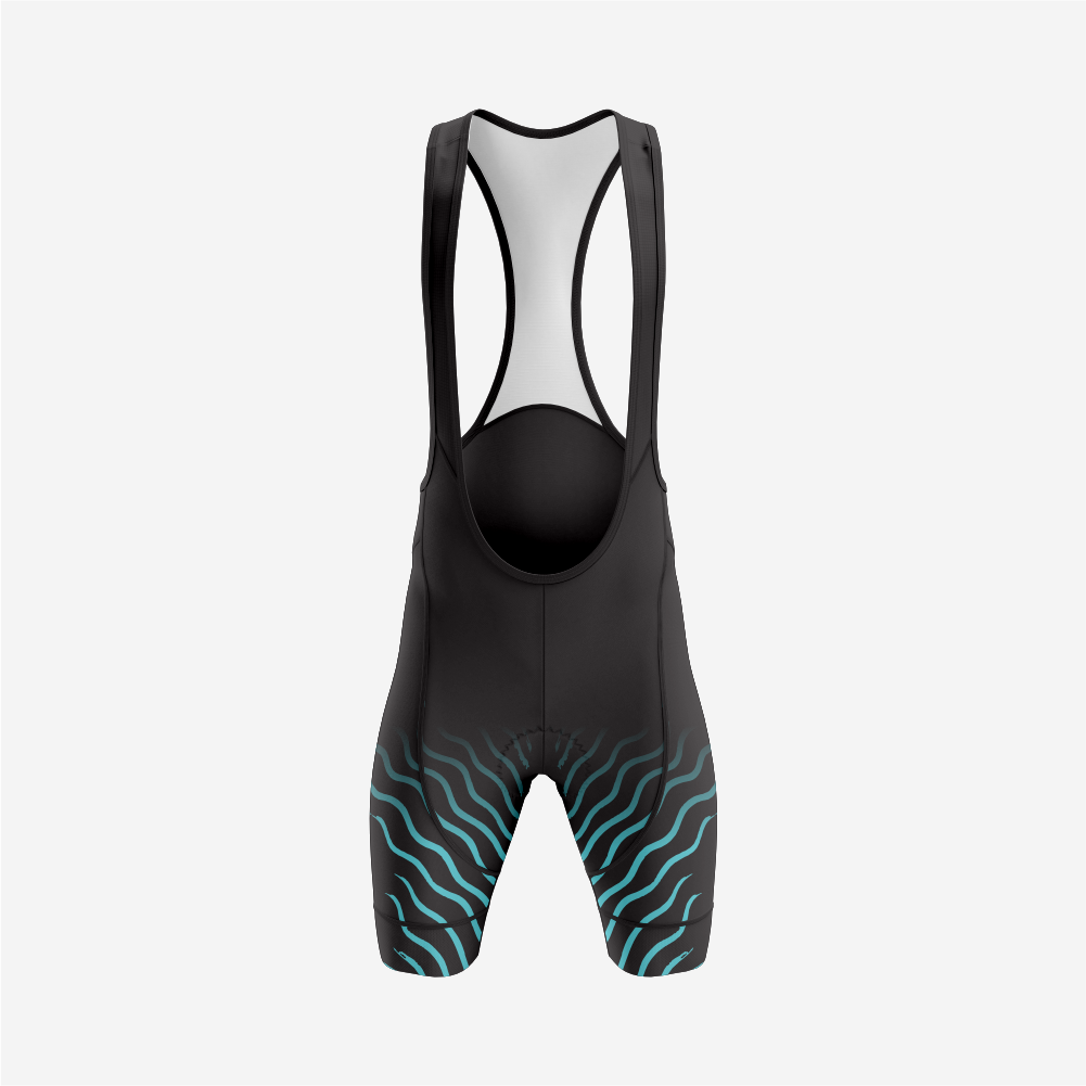 Premium Men's Black Cycling Bib Shorts – Breathable, Padded & Performance