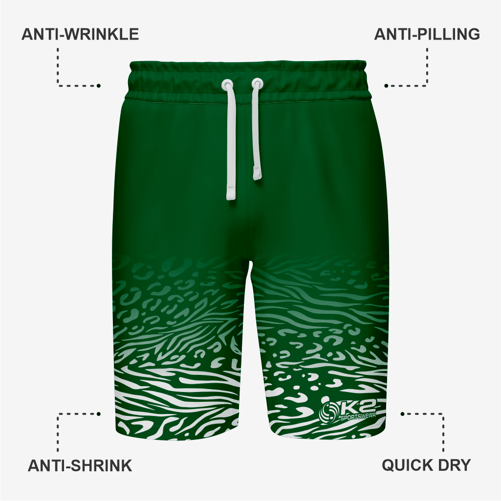 Custom Wrestling Regular Shorts in Dark Green - K2 Sportswear | Custom Sports Uniforms & Apparels - K2 Sportswear