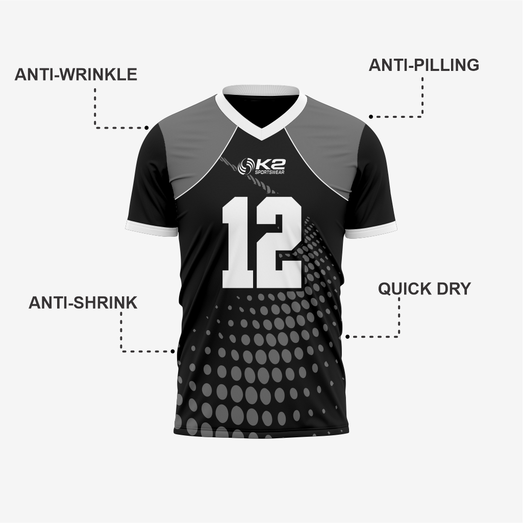 Custom Black Football Fan Jersey for Men & Women