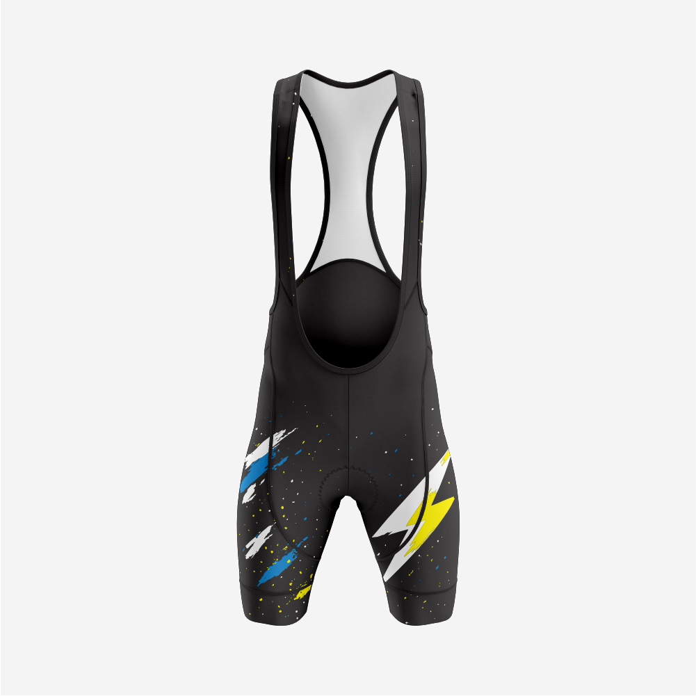 High Performance Men's Cycling Bib Shorts in Black