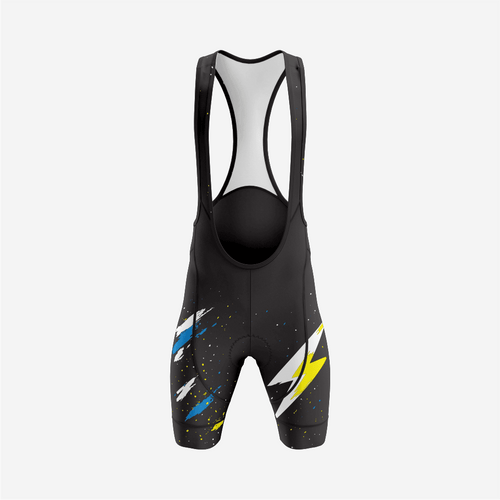 High Performance Men's Cycling Bib Shorts in Black - K2 Sportswear | Custom Sports Uniforms & Apparels - K2 Sportswear