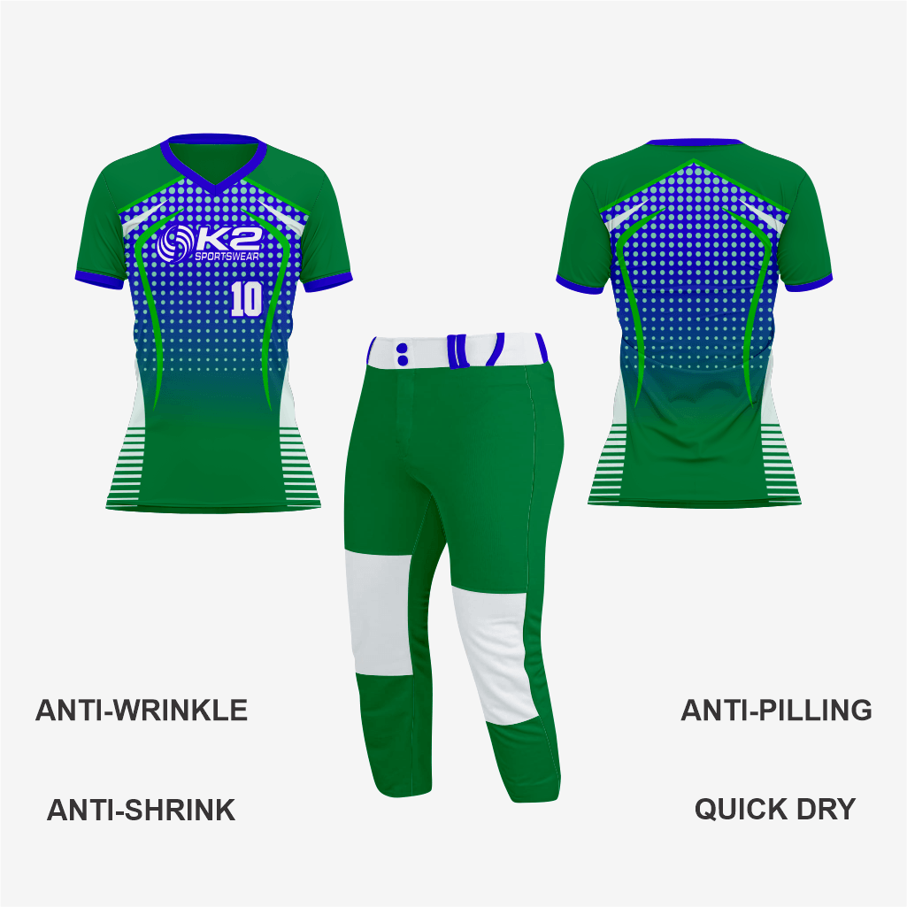 Women’s Custom Softball V-Neck Jersey – Indigo - K2 Sportswear | Custom Sports Uniforms & Apparels - K2 Sportswear