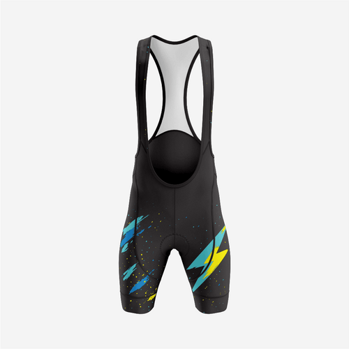Pro Men's Cycling Bib Shorts in Black - K2 Sportswear | Custom Sports Uniforms & Apparels - K2 Sportswear