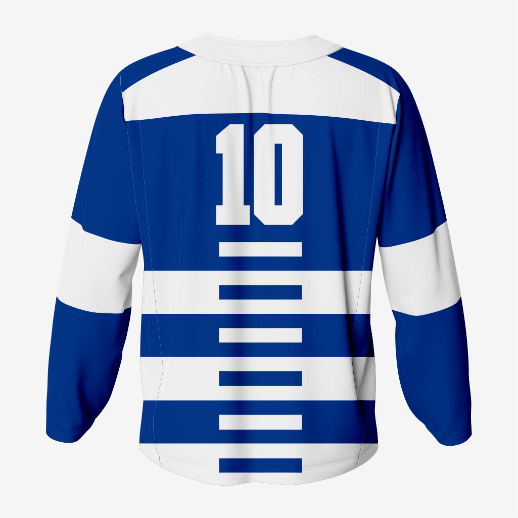 Custom Ice Hockey Jersey in Blue