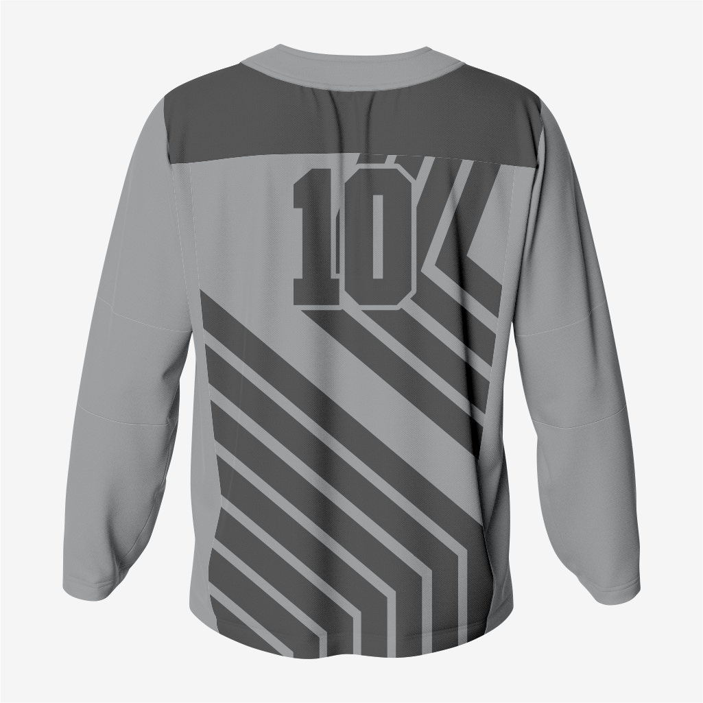 Custom Ice Hockey Jersey in Gray
