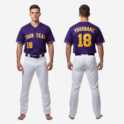 Personalized Baseball Uniform Set - Custom Jersey & Pants Sublimation Print