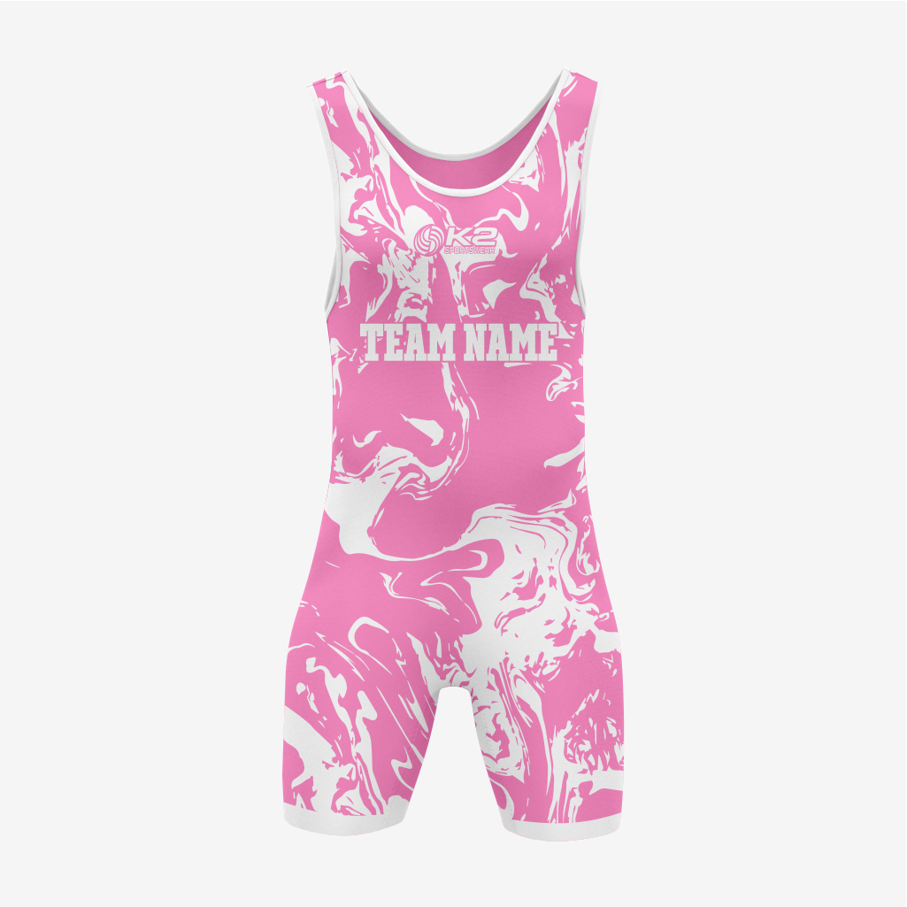 Custom Pink Wrestling Singlet – Premium Quality