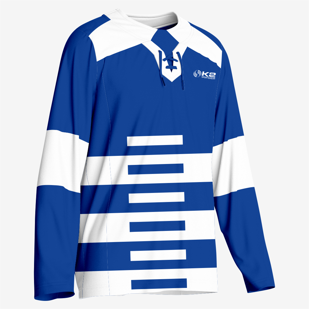Custom Ice Hockey Jersey in Blue
