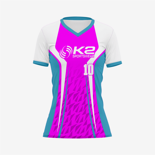Custom Softball V-Neck Jersey for Men/Women – Deep Magenta - K2 Sportswear | Custom Sports Uniforms & Apparels - K2 Sportswear