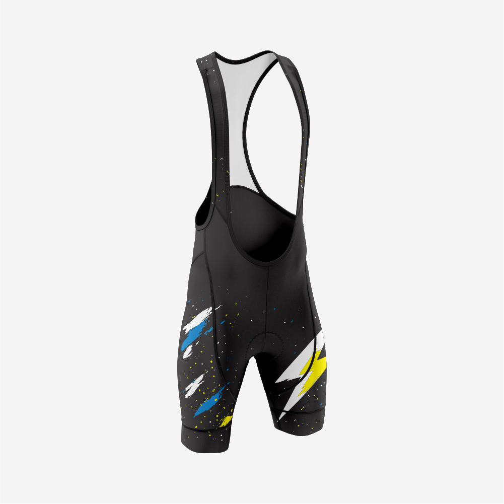 High Performance Men's Cycling Bib Shorts in Black