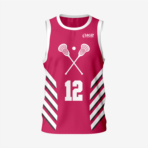 Custom Men's Mulberry Lacrosse Pinnie