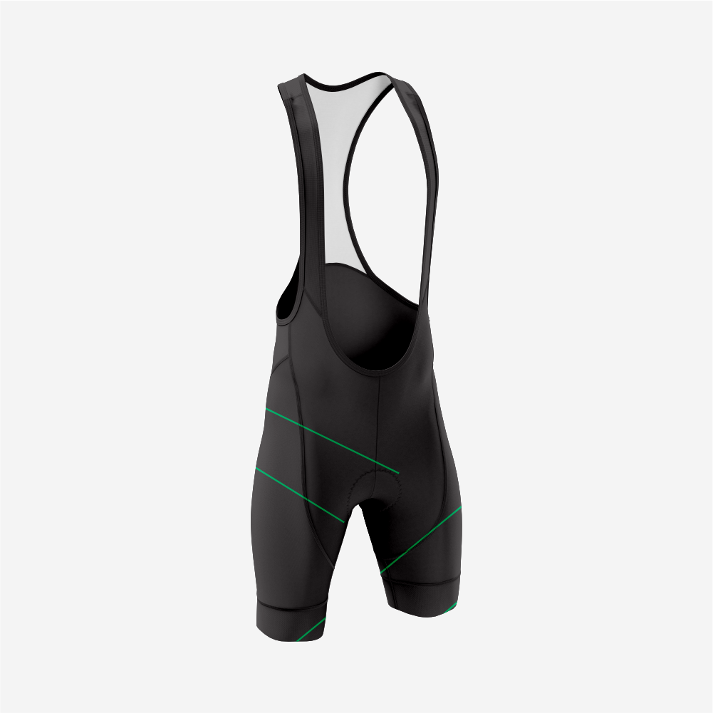 Premium Men’s Cycling Apparel – Road Cycling Jersey & Bib Shorts in Dark Green