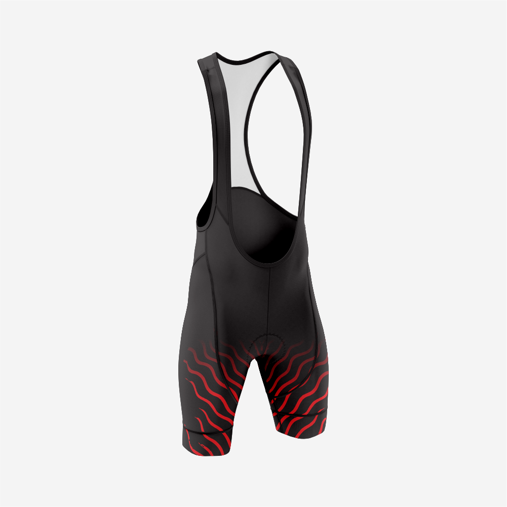 Men’s Black Cycling Bib Shorts for Comfort & Endurance