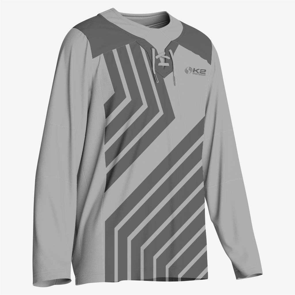 Custom Ice Hockey Jersey in Gray