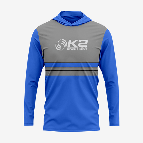 Personalized Softball T-Shirt Hoodie in Blue for Men/Women - K2 Sportswear | Custom Sports Uniforms & Apparels - K2 Sportswear