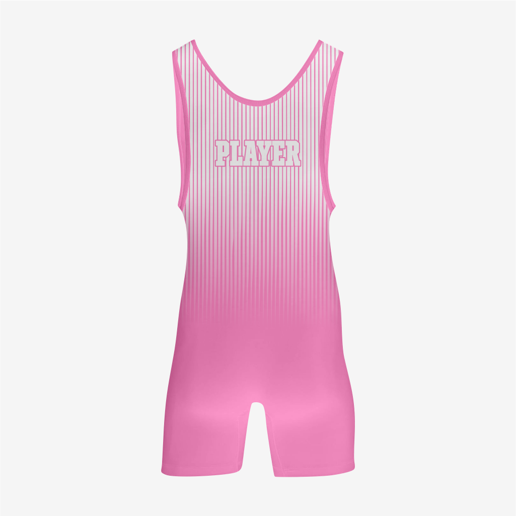 Personalized Pink Wrestling Singlet – Premium Quality