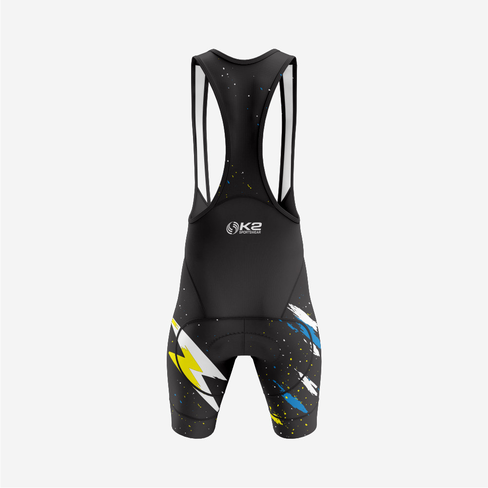 High Performance Men's Cycling Bib Shorts in Black