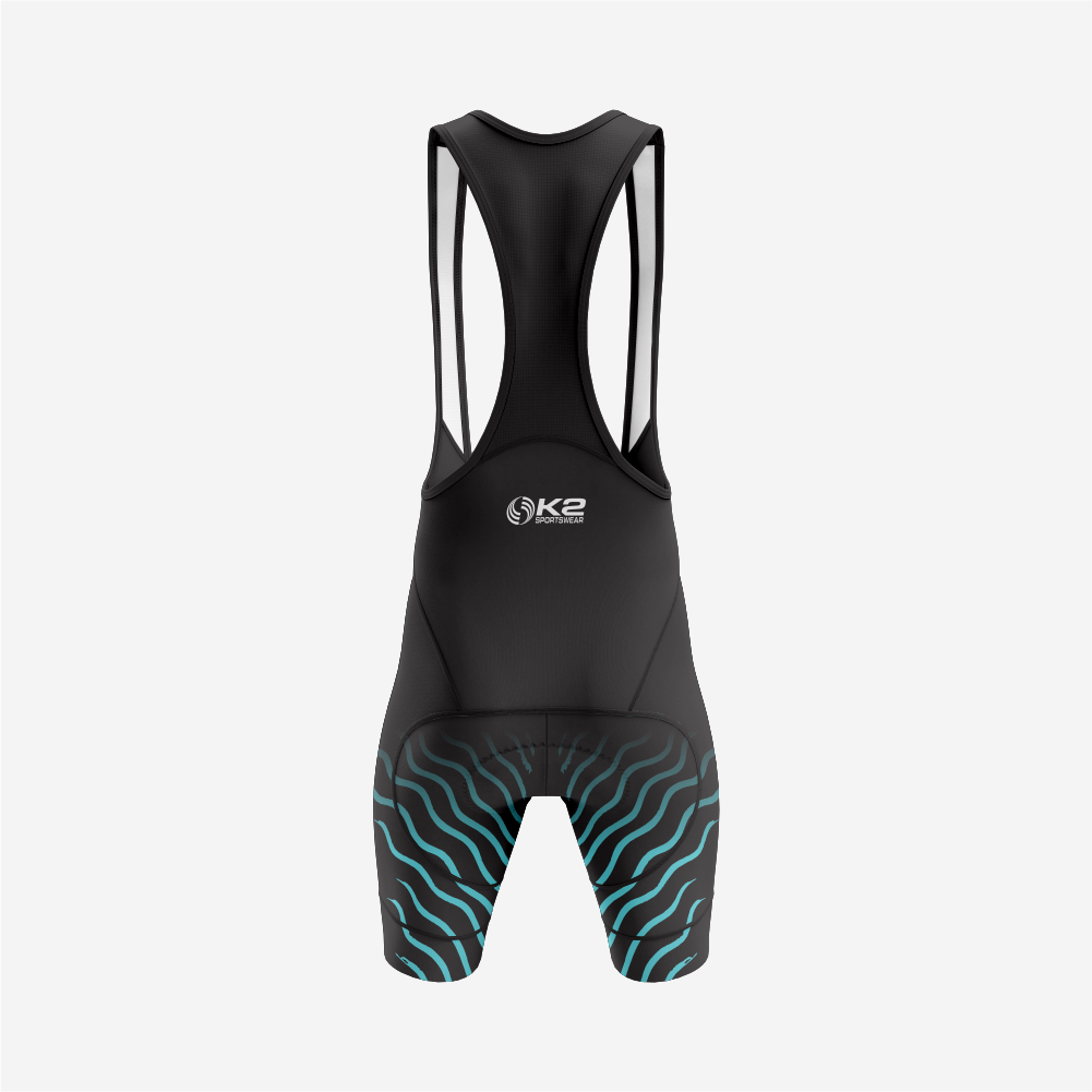 Premium Men's Black Cycling Bib Shorts – Breathable, Padded & Performance
