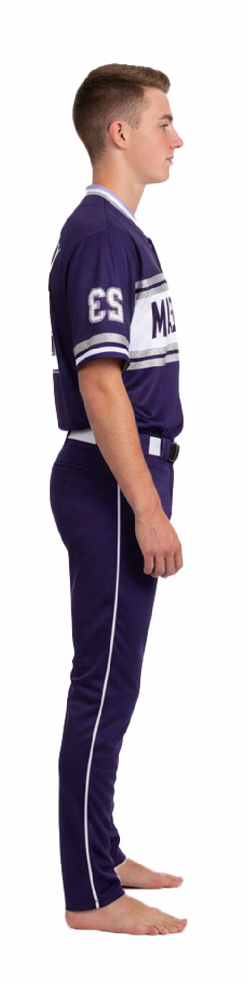 Personalized Youth Baseball Jersey & Pants - Custom Team Uniform Set in Oxford Blue