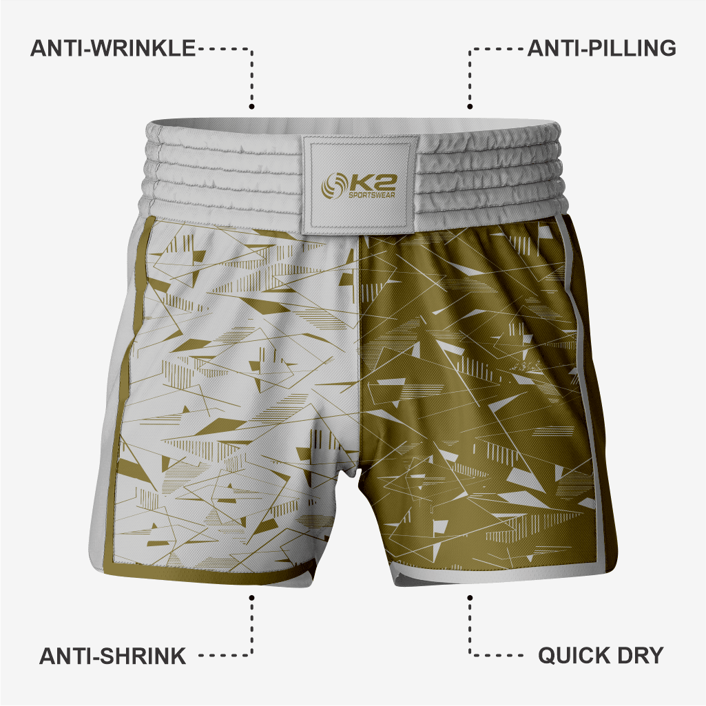 Custom Wrestling Fighting Shorts in Army Green - K2 Sportswear | Custom Sports Uniforms & Apparels - K2 Sportswear