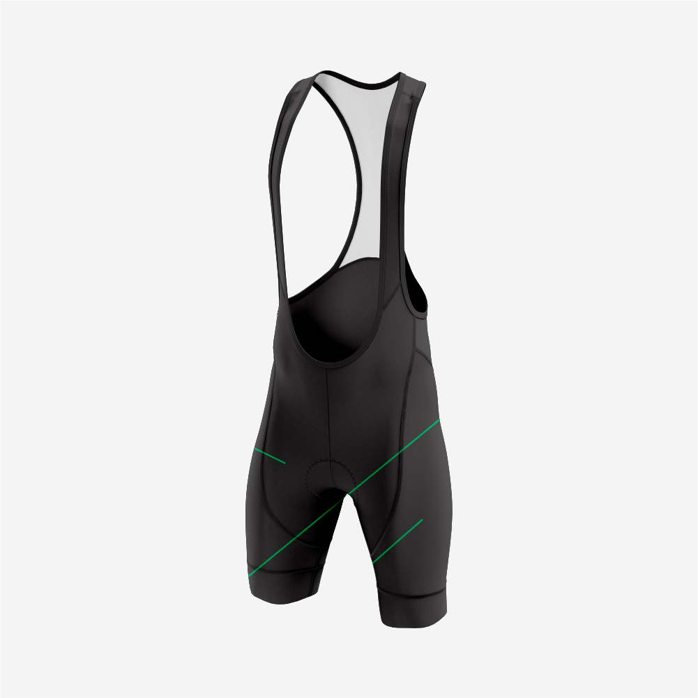 Premium Men’s Cycling Apparel – Road Cycling Jersey & Bib Shorts in Dark Green
