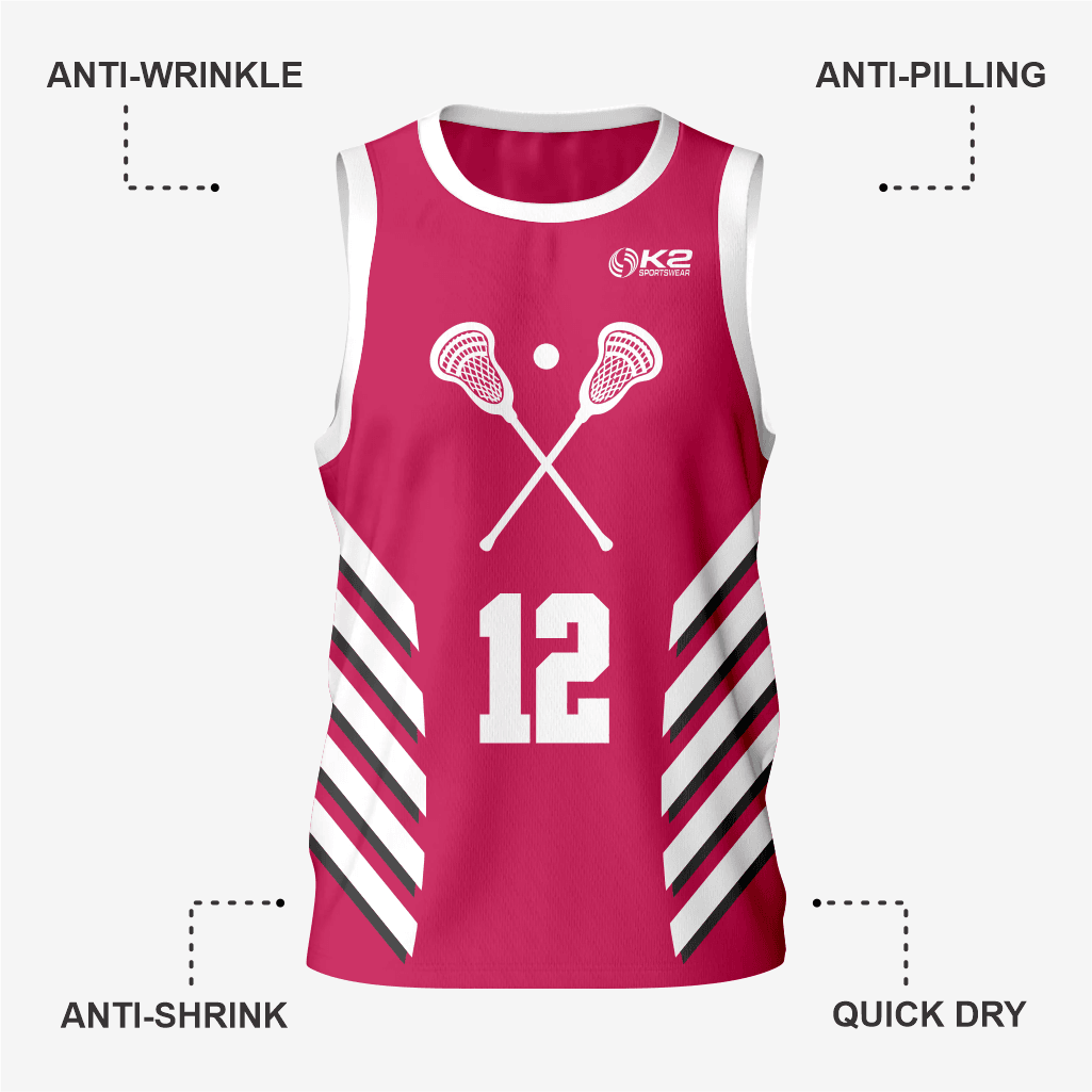 Custom Men's Mulberry Lacrosse Pinnie - K2 Sportswear | Custom Sports Uniforms & Apparels - K2 Sportswear