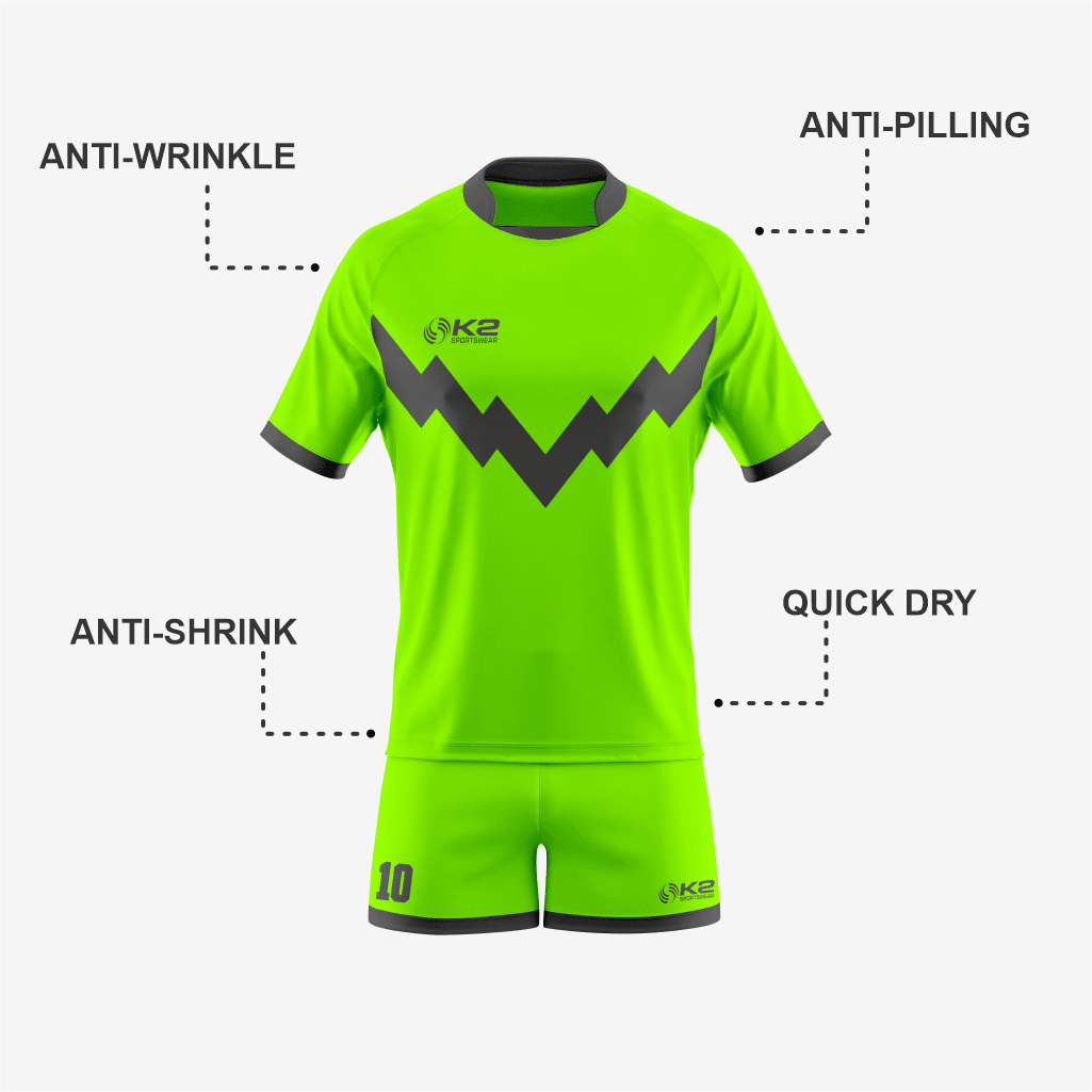 Custom Kelly Green Rugby Gear for Your Team - K2 Sportswear | Custom Sports Uniforms & Apparels - K2 Sportswear