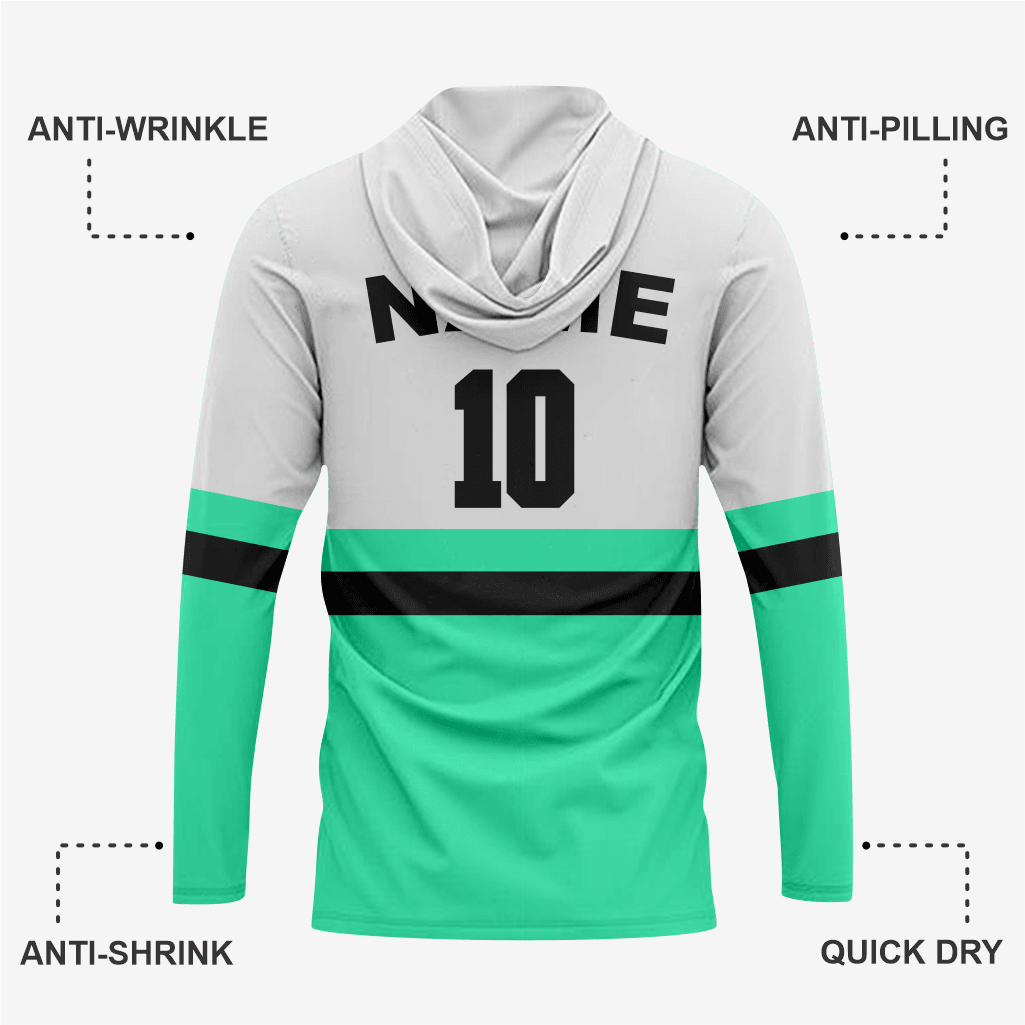 Personalized Softball T-Shirt Hoodie in Paris Green for Men/Women/Youth - K2 Sportswear | Custom Sports Uniforms & Apparels - K2 Sportswear
