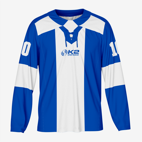 Blue Custom Ice Hockey Jersey – Team Wear