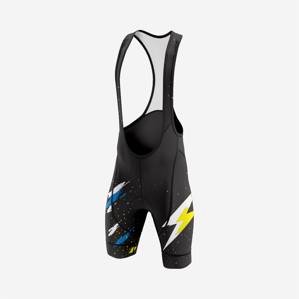 High Performance Men's Cycling Bib Shorts in Black